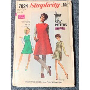 Simplicity Misses Dress Sewing Pattern sz 11JP 7824